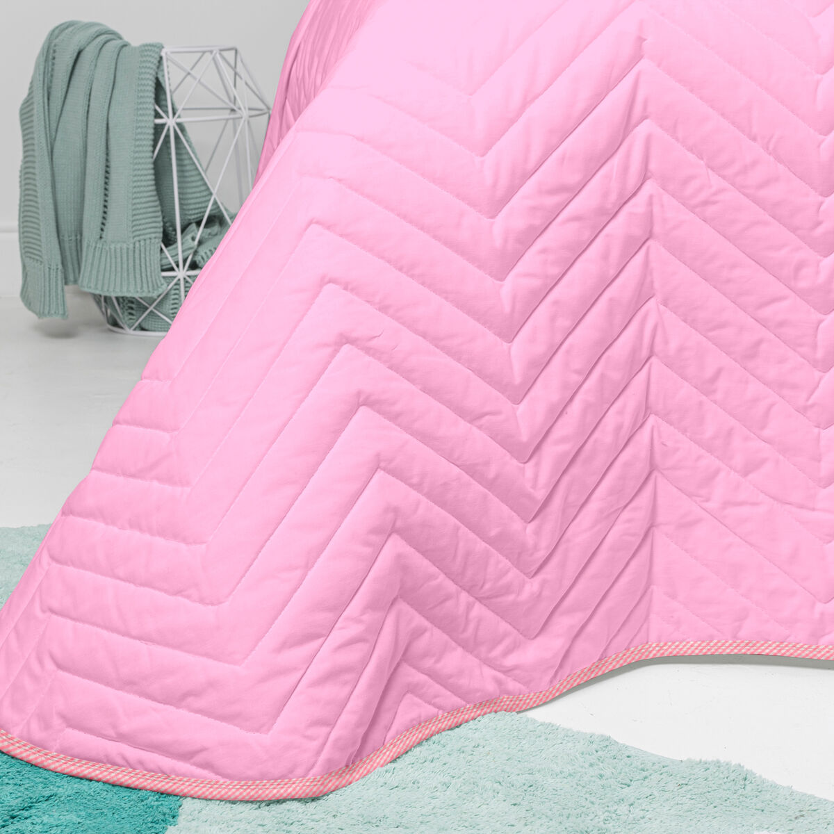 Sprei HappyFriday Basic Kids Arista Roze 200 x 260 cm